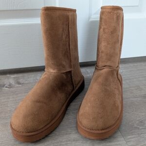 Brown Suede Boots